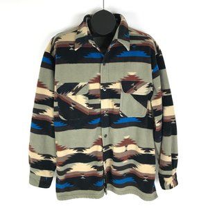 Guide Gear Aztec Button Up Fleece Shirt 